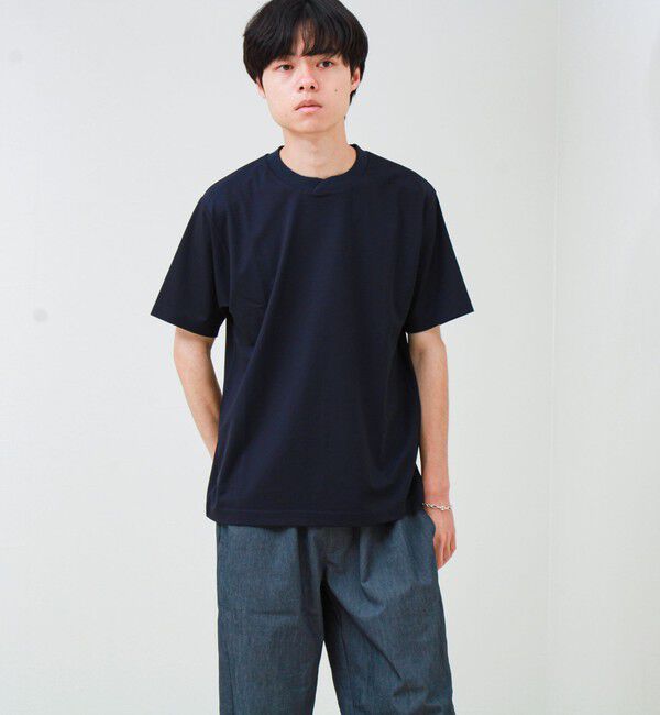 GLOSTER「【接触冷感で快適】アイスカノコ クルーネックTEE」|Tシャツ・カットソー|