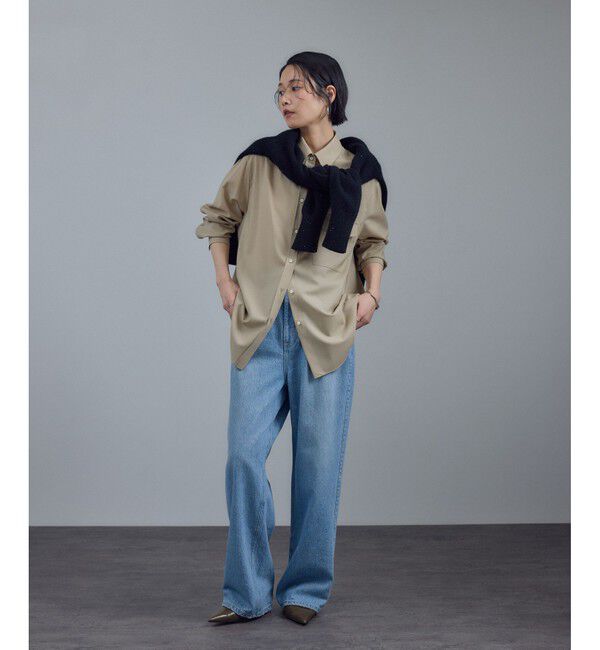 SALON adam et rope'「Starry sky Knit スパンコールVネックカーディガン」|カーディガン|
