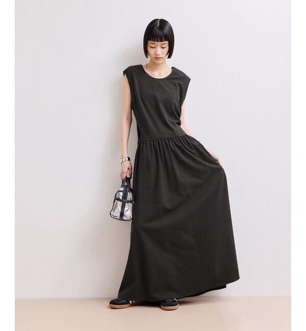 ADAM ET ROPE'「【WEB限定】バックオープンマキシワンピース」|ワンピース|