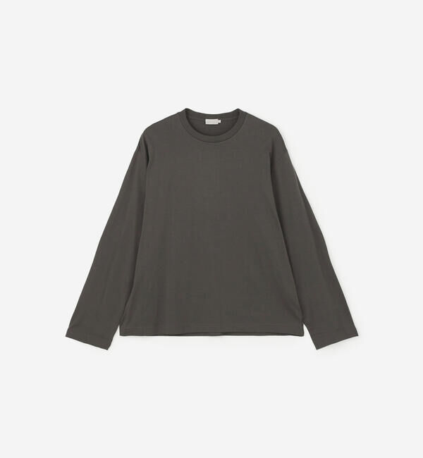 handvaerk「handvaerk | 60/2 コットン クルーネック長袖Tシャツ MEN」|Tシャツ・カットソー|