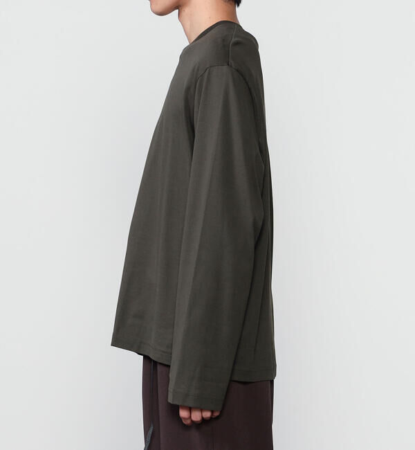 handvaerk「handvaerk | 60/2 コットン クルーネック長袖Tシャツ MEN」|Tシャツ・カットソー|