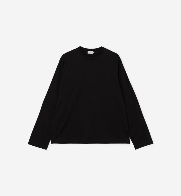 handvaerk「handvaerk | 60/2 コットン クルーネック長袖Tシャツ MEN」|Tシャツ・カットソー|