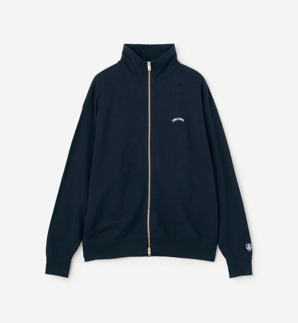 ORCIVAL「ORCIVAL | コットン裏毛 スタンドカラージップジャケット MEN」|スウェット・ジャージ|DKNAVY