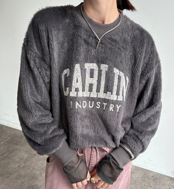  「【WEB限定】 カレッジロゴクループルオーバー」|Tシャツ・カットソー|
