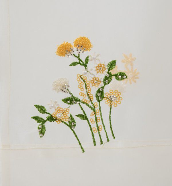  「ビジュー刺繍スカート」|スカート|