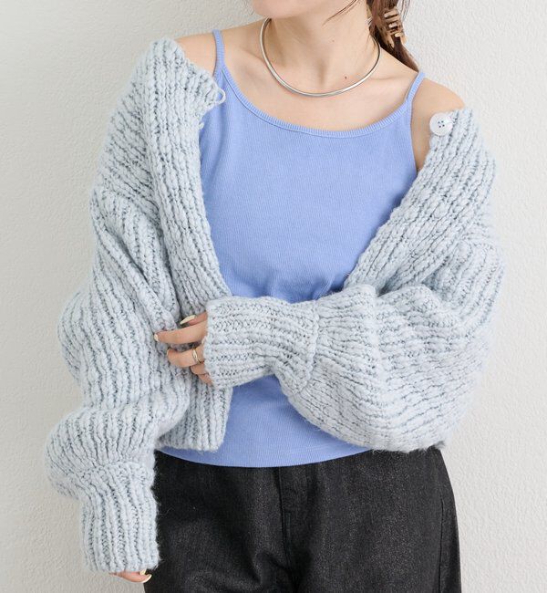  「【5色展開】カラーリブキャミソール」|キャミソール|