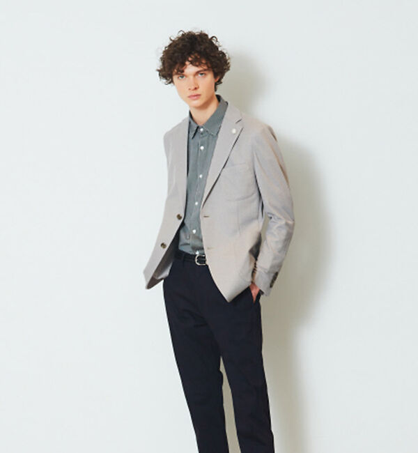 ABAHOUSE「【FLEX SHIRTS】36ゲージ コンパクトシルキー ギンガムチェックシャツ」|シャツ・ブラウス|