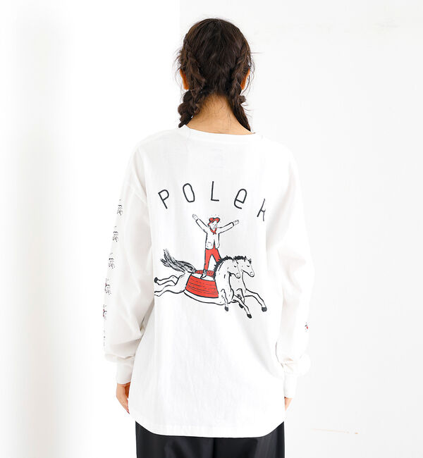 ABAHOUSE「【POLeR/ポーラー】HORSE L/S TEE/ロングTシャツ」|Tシャツ・カットソー|