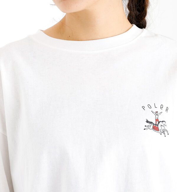 ABAHOUSE「【POLeR/ポーラー】HORSE L/S TEE/ロングTシャツ」|Tシャツ・カットソー|
