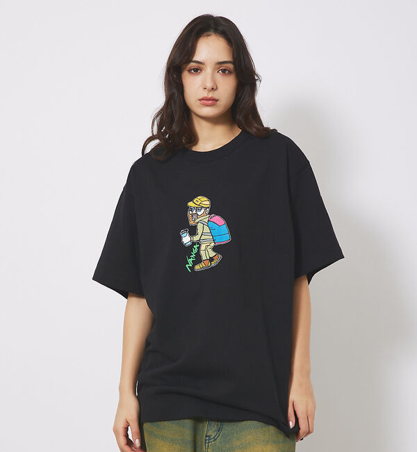 ABAHOUSE「【NANGA/ナンガ】ECOHYBRID イラストレーターTシャツシリーズ/HI」|Tシャツ・カットソー|ブラック系その他1