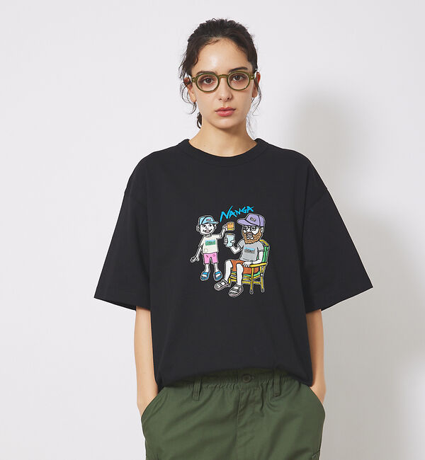 ABAHOUSE「【NANGA/ナンガ】ECOHYBRID イラストレーターTシャツシリーズ/HI」|Tシャツ・カットソー|