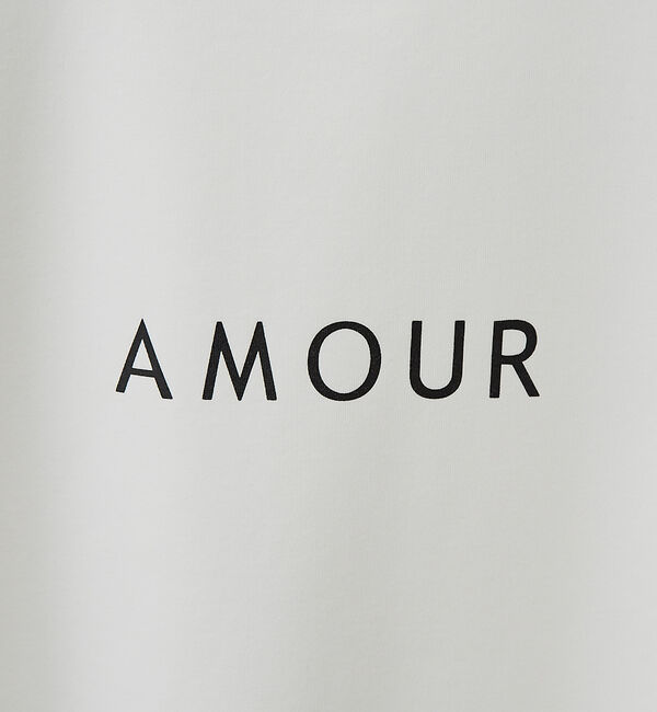 ABAHOUSE「【AMOUR】ベアポンチ ロゴ 半袖Tシャツ」|Tシャツ・カットソー|