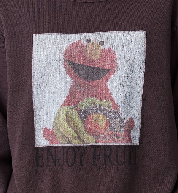 ABAHOUSE「【FRUIT OF THE LOOM】ロングスリーブ甘編み裏毛3/ELMO/ユニ」|スウェット・ジャージ|