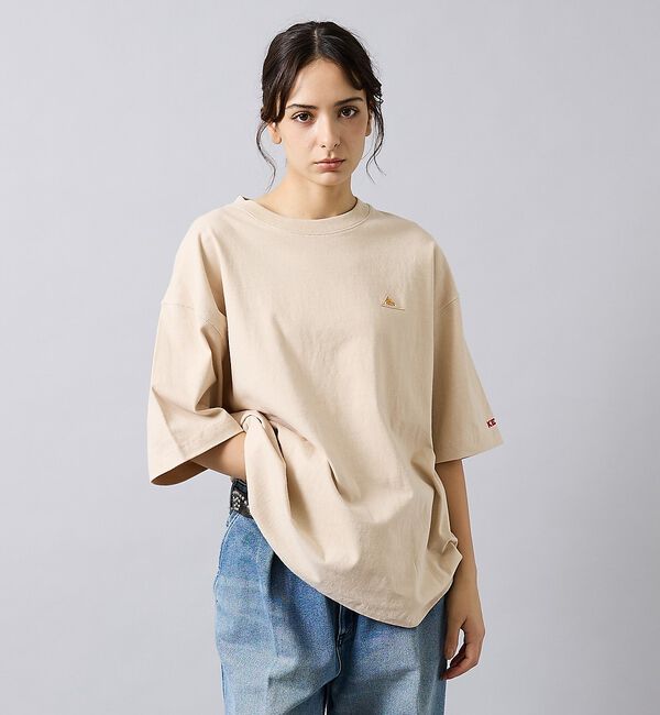 ABAHOUSE「【KELTY / ケルティ】Mini Logo T-Shirt / ミニロゴTシ」|Tシャツ・カットソー|ベージュ