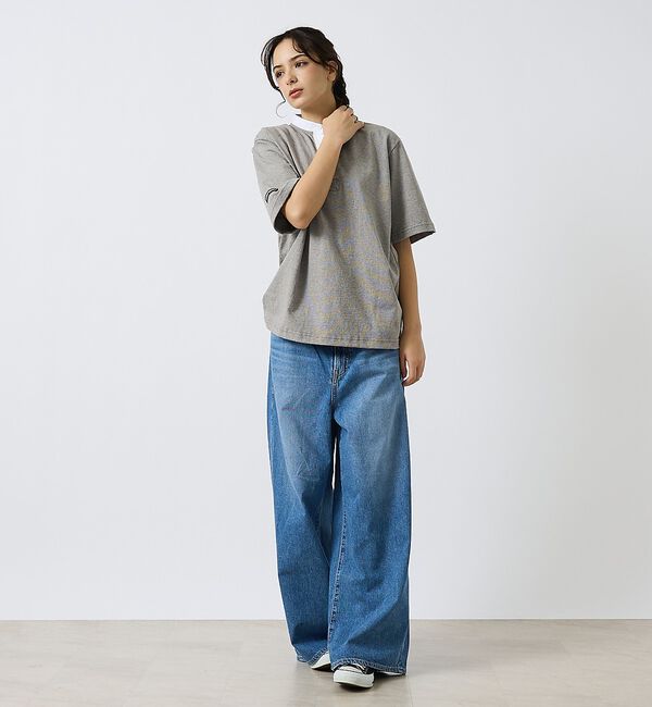 ABAHOUSE「【BARBARIAN / バーバリアン】Henley Collar Short」|ポロシャツ|