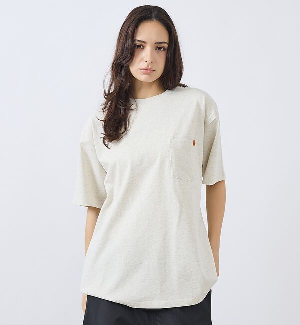 ABAHOUSE「【UNIVERSAL OVERALL/ユニバーサルオーバーオール】POCKET」|Tシャツ・カットソー|ホワイト系その他1