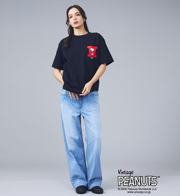 ABAHOUSE「【PEANUTS x BEEFY-T】クルーネック半袖Tシャツ / 26SS /」|Tシャツ・カットソー|