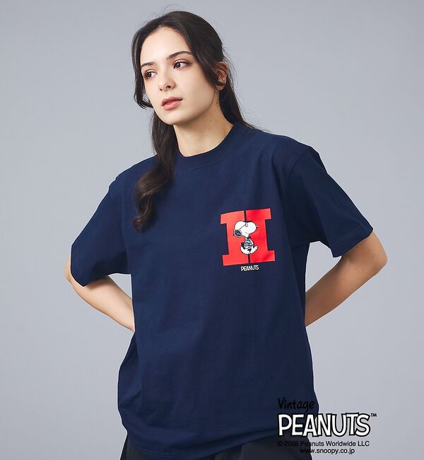 ABAHOUSE「【PEANUTS x BEEFY-T】クルーネック半袖Tシャツ / 26SS /」|Tシャツ・カットソー|ブルー系その他2