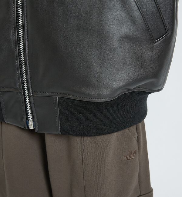ABAHOUSE「【Alpha Industries（アルファ インダストリーズ）】LEATHER」|ブルゾン・スタジャン|