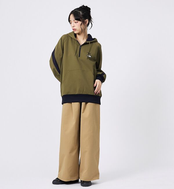 ABAHOUSE「【PUMA &times; SCYE / プーマ &times; サイ】HALF ZIP HOOD /」|スウェット・ジャージ|