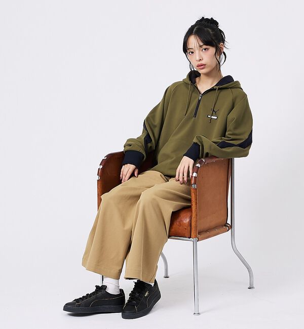 ABAHOUSE「【PUMA &times; SCYE / プーマ &times; サイ】HALF ZIP HOOD /」|スウェット・ジャージ|