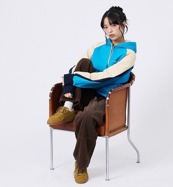 ABAHOUSE「【PUMA &times; SCYE / プーマ &times; サイ】HALF ZIP HOOD /」|スウェット・ジャージ|