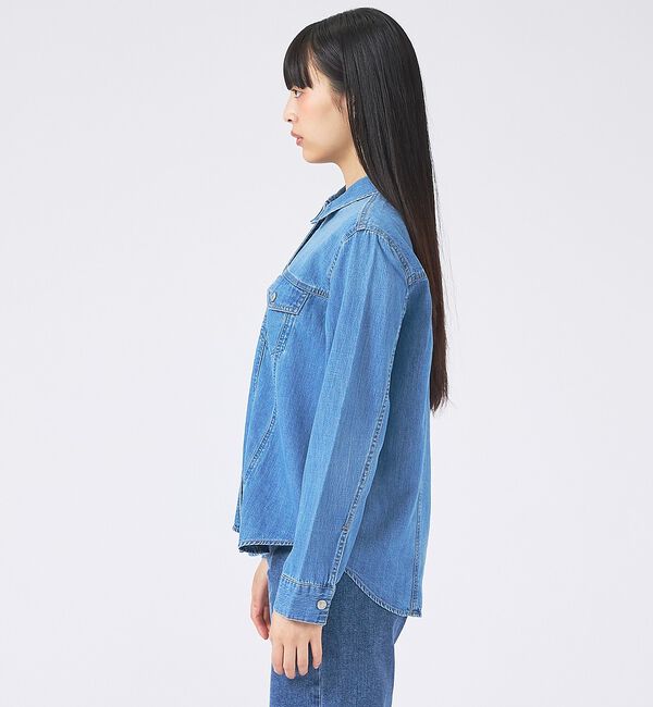 Rouge vif「【SOMETHING/サムシング】G-SHIRT/デニムシャツ/デニム【WEB限」|シャツ・ブラウス|