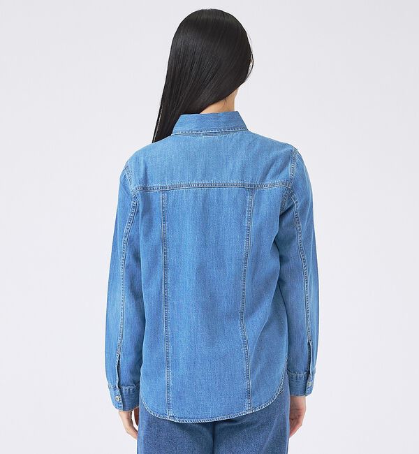 Rouge vif「【SOMETHING/サムシング】G-SHIRT/デニムシャツ/デニム【WEB限」|シャツ・ブラウス|