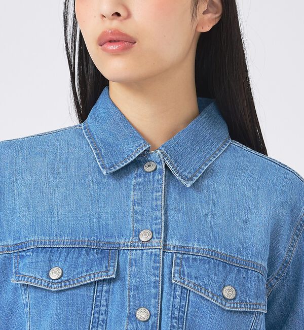Rouge vif「【SOMETHING/サムシング】G-SHIRT/デニムシャツ/デニム【WEB限」|シャツ・ブラウス|