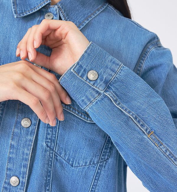 Rouge vif「【SOMETHING/サムシング】G-SHIRT/デニムシャツ/デニム【WEB限」|シャツ・ブラウス|