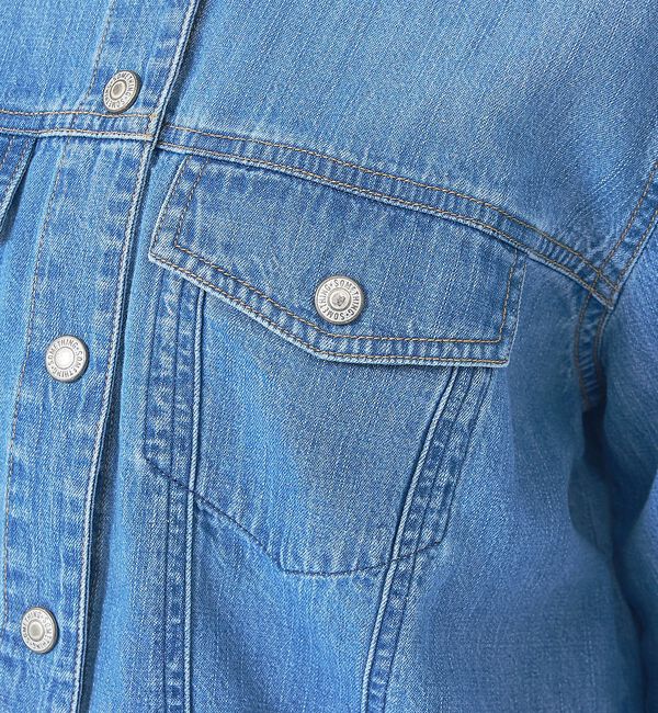 Rouge vif「【SOMETHING/サムシング】G-SHIRT/デニムシャツ/デニム【WEB限」|シャツ・ブラウス|