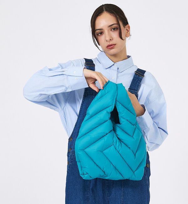 Rouge vif「【KWD/ケーダブルディー】ダウンバッグ/DOWN BAG/ハンドバッグ【予約】」|ハンドバッグ|ブルー