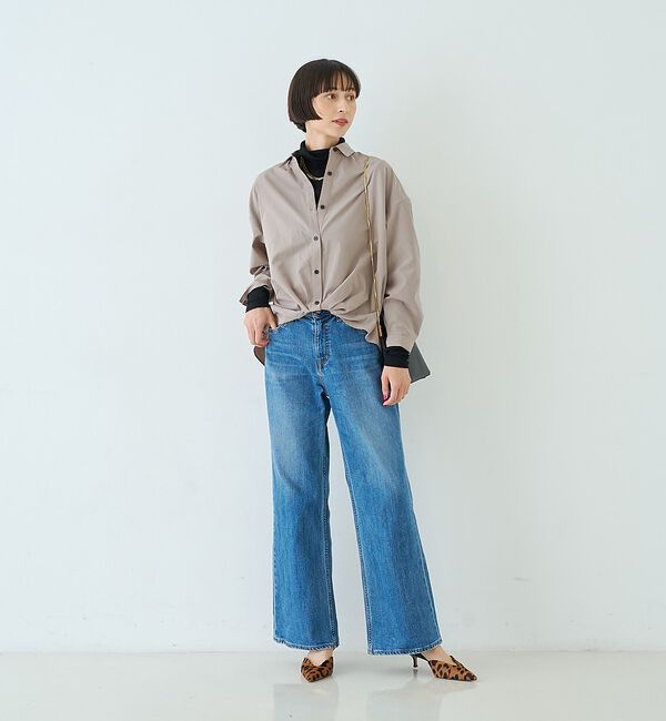 Rouge vif「ポリエステルコットンツイストシャツ」|シャツ・ブラウス|