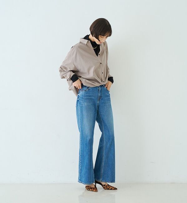 Rouge vif「ポリエステルコットンツイストシャツ」|シャツ・ブラウス|