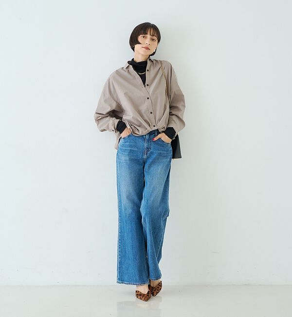 Rouge vif「ポリエステルコットンツイストシャツ」|シャツ・ブラウス|
