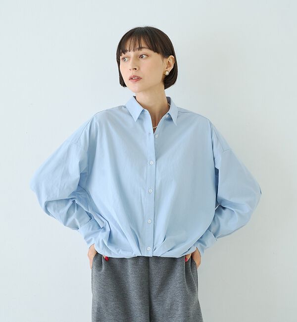 Rouge vif「ポリエステルコットンツイストシャツ」|シャツ・ブラウス|