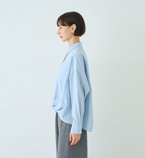 Rouge vif「ポリエステルコットンツイストシャツ」|シャツ・ブラウス|