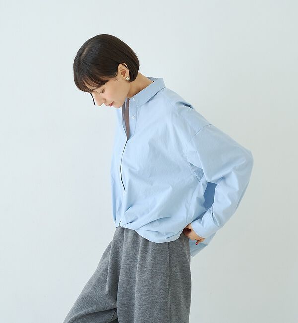 Rouge vif「ポリエステルコットンツイストシャツ」|シャツ・ブラウス|
