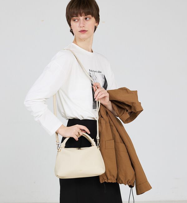 LOWELL things「【再入荷/新色追加】Muget/ダブルハンドルミニショルダーBAG【予約】」|ショルダー・メッセンジャー|