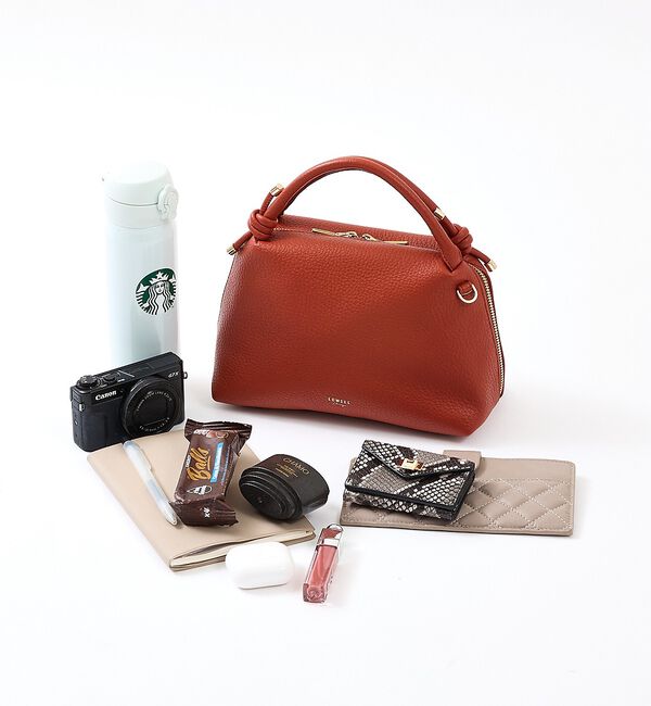 LOWELL things「【再入荷/新色追加】Muget/ダブルハンドルミニショルダーBAG【予約】」|ショルダー・メッセンジャー|