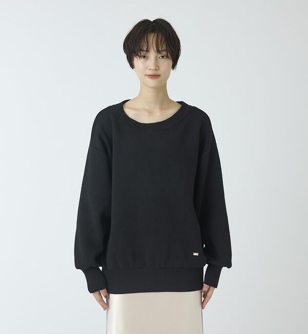 abahouse mavie「スウェットライクニットプルオーバー」|ニット・セーター|