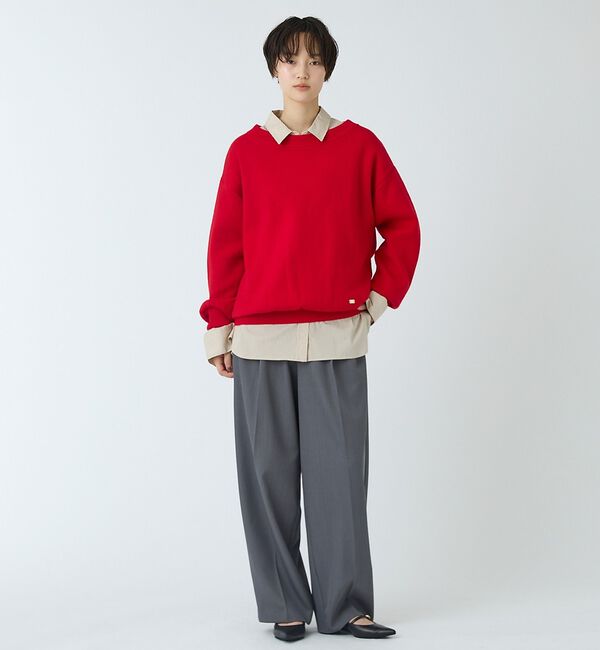 abahouse mavie「スウェットライクニットプルオーバー」|ニット・セーター|