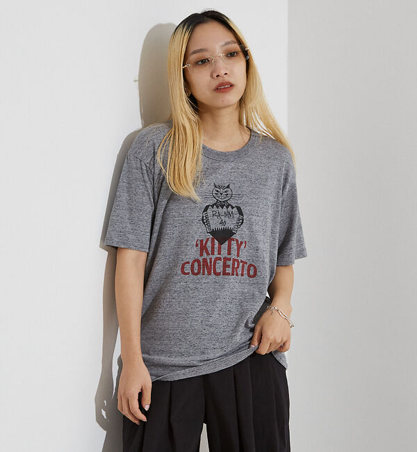 NOMINE「【RUSSELL/ラッセル別注】 CAT/猫 モチーフ Tシャツ」|Tシャツ・カットソー|