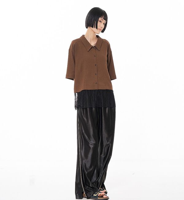 NOMINE「ラスター ライン スリットトラックパンツ」|その他|