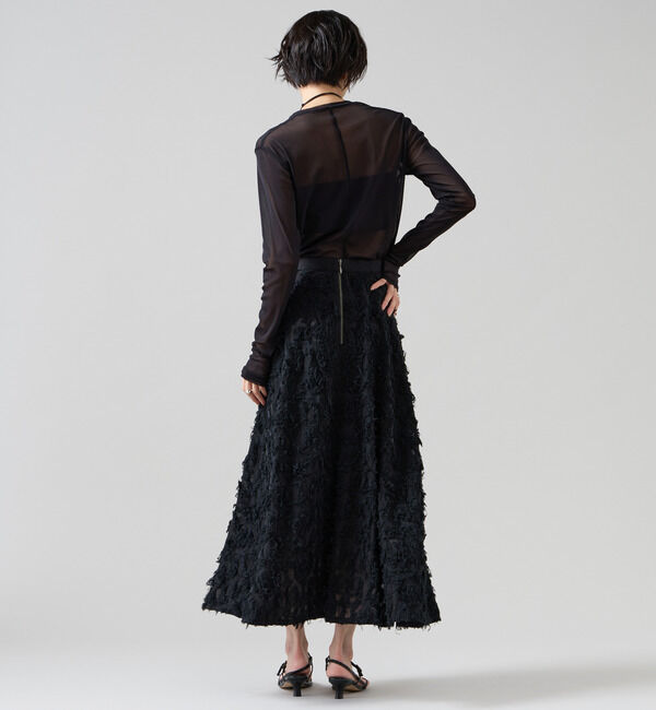Liesse「シアーチュールロングTシャツ」|Tシャツ・カットソー|
