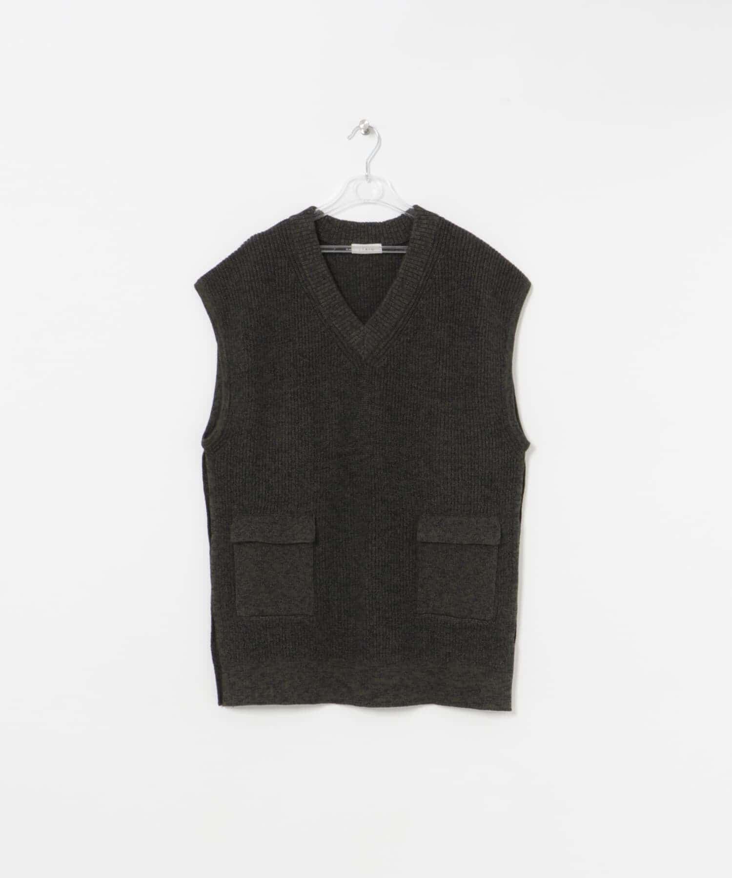 LAATO「pocketed knit vest」|ニット・セーター|