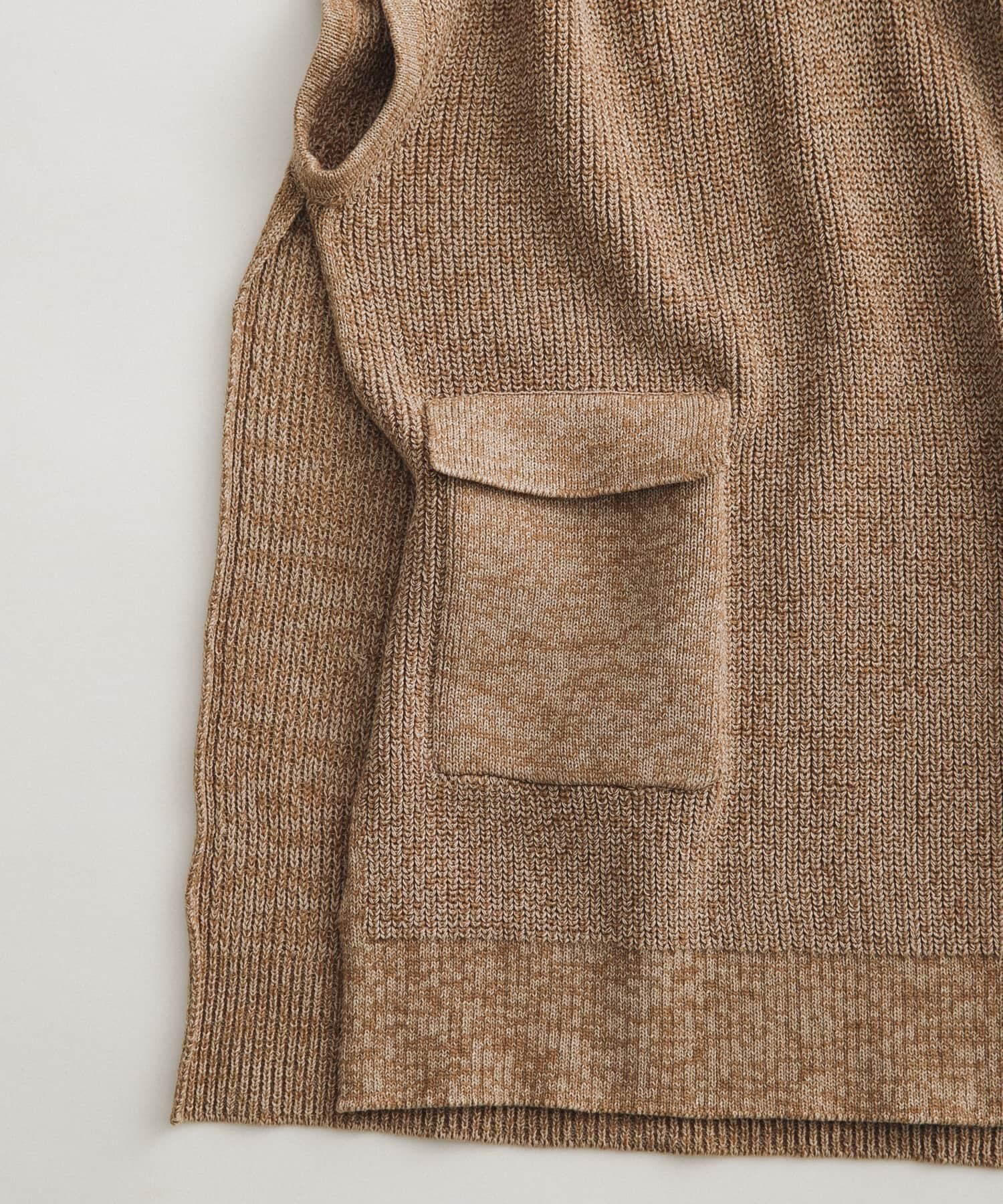 LAATO「pocketed knit vest」|ニット・セーター|