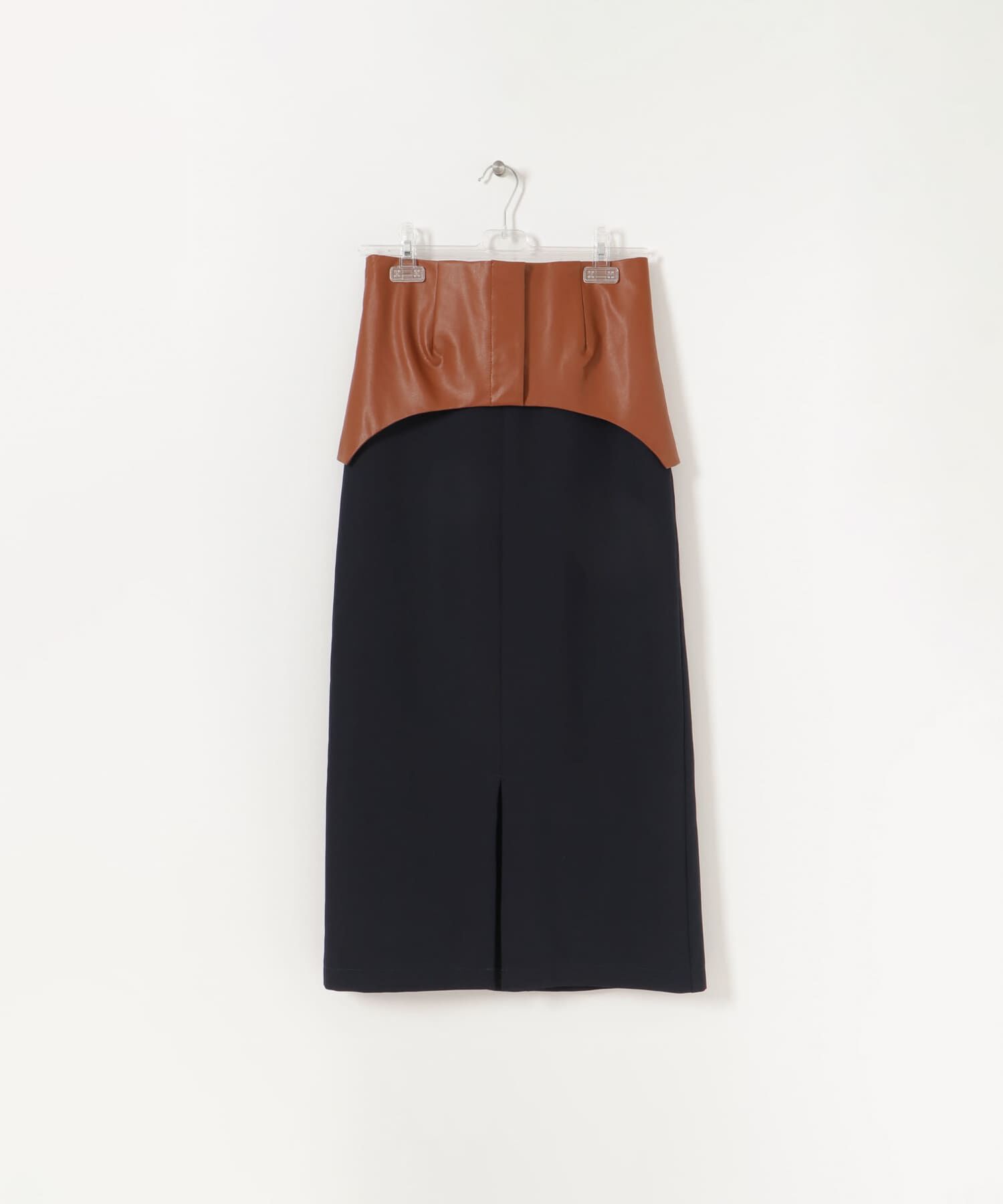 LAATO「CORSET TIGHT SKIRT」|スカート|ネイビー