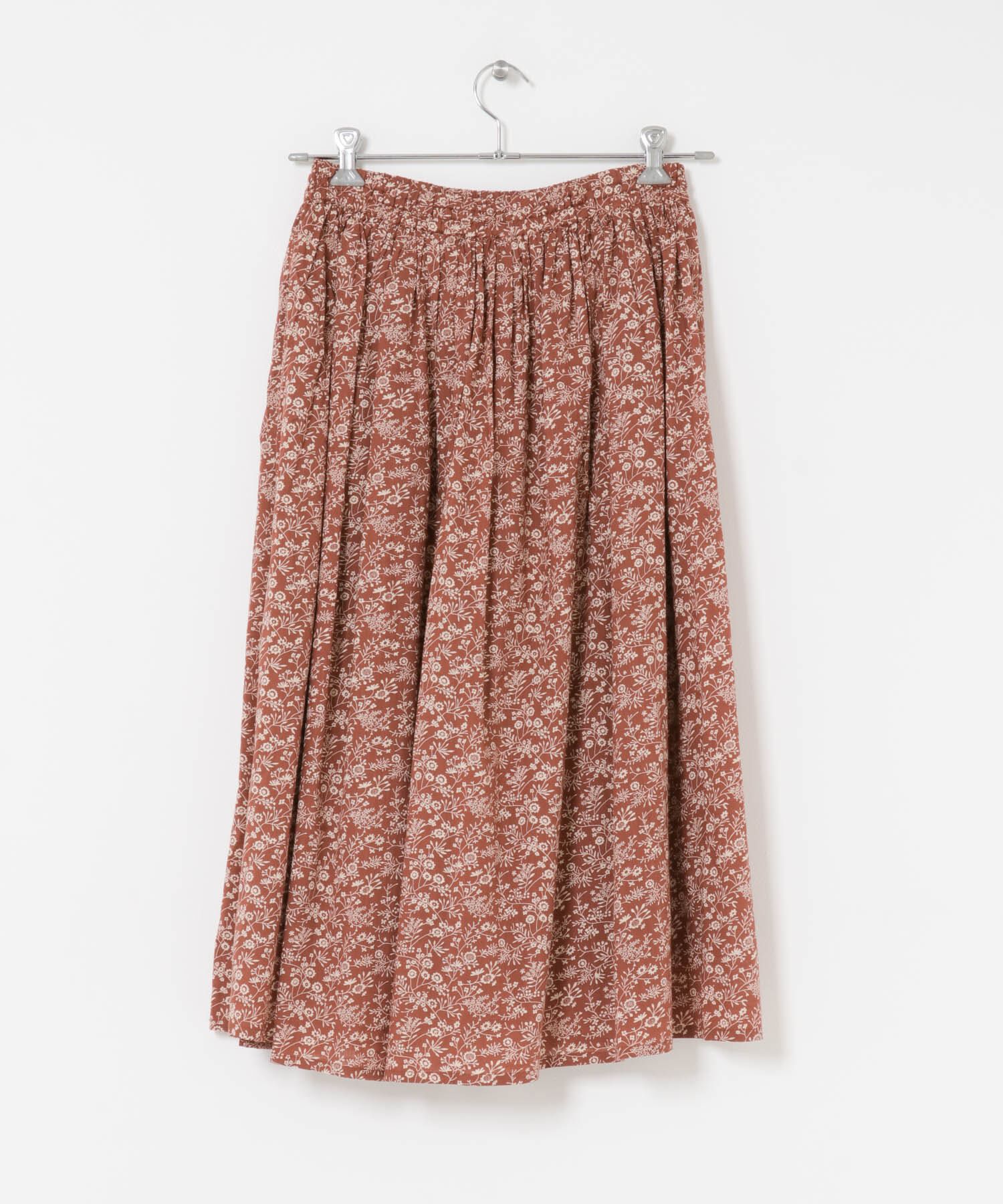 URBAN RESEARCH DOORS「SOIL　FLOWER GATHERED SKIRT」|スカート|