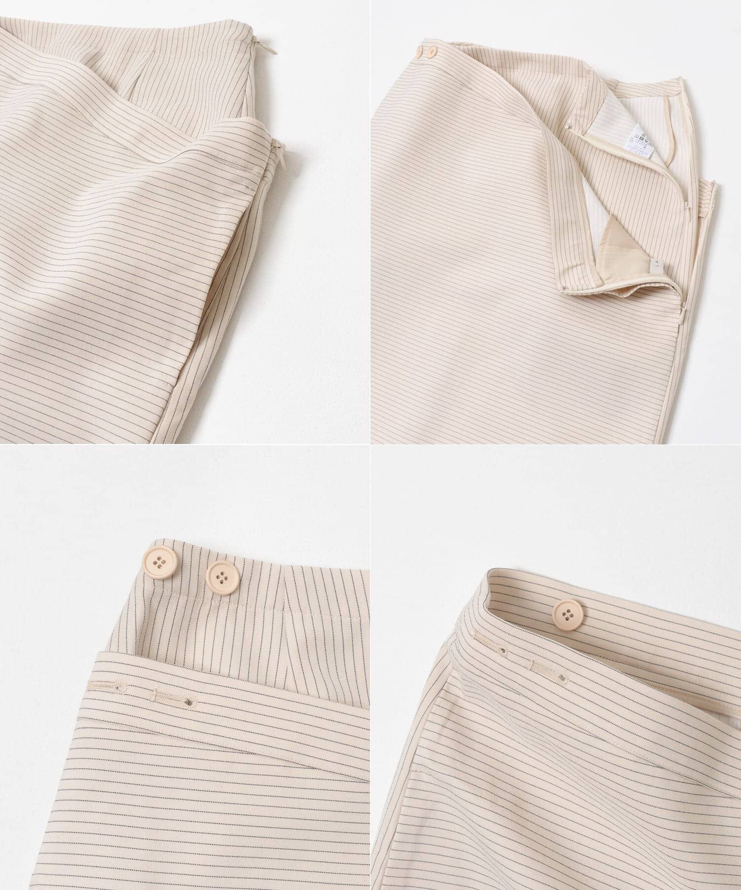 LAATO「stripe midi skirt」|スカート|